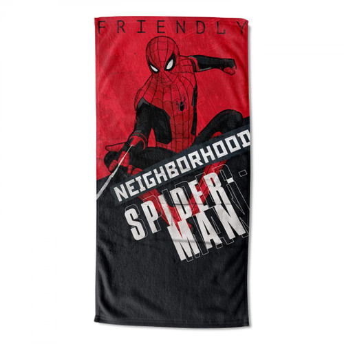 Marvel Comics Spider-Man Friendly Neighborhood 30"x60" Beach Towel Marvel Comics Spider-Man Friendly Neighborhood 30"x60" Beach Towel