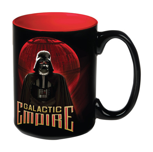Underground Toys Star Wars Darth Vader/Death Star Heat Reveal 11oz Ceramic Coffee Mug