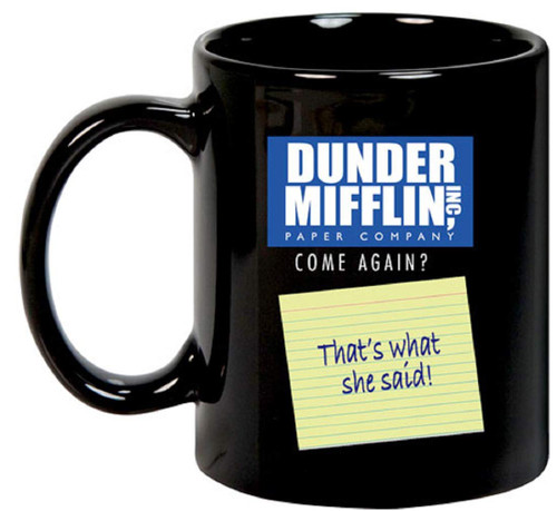 The Office Dunder Mifflin"That's What She Said" Heat Changing Mug The Office Dunder Mifflin"That's What She Said" Heat Changing Mug
