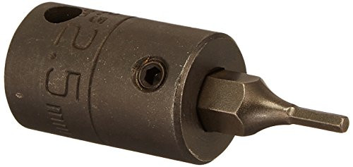 Wright Tool 32B-02.5MM 3/8" Drive Metric Impact Hex Bit Socket, 2.5mm