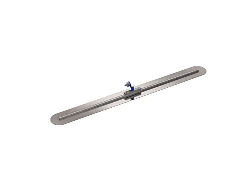 Bon 82-503 48-Inch by 5-Inch Round End Spring Steel Fresno Trowel with Swivel All-Angle Bracket