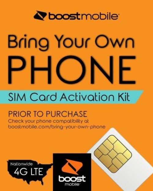 Boost Mobile - Bring Your Own Phone - 3-in-1 SIM Card Activation Kit