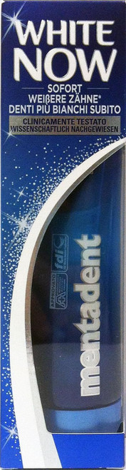 Mentadent dentifricio white now 75ml