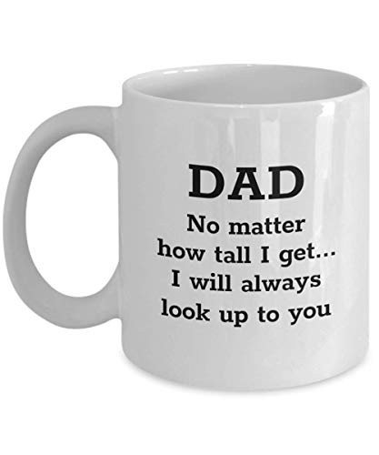 Father's Day Gift for Dad Papa Grandpa Father-in-law from Wife Son Daughter Funny Coffee Mug Cup (11 oz)