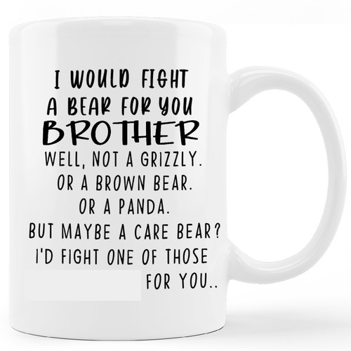 kunlisa Gifts for Brother,Brother Gifts,Brother Gifts from Sister,Brother Birthday Gift,Brother Gifts,Birthday Gifts from Sister, Funny Brother Gift,Brother Coffee Mug-11oz Cup