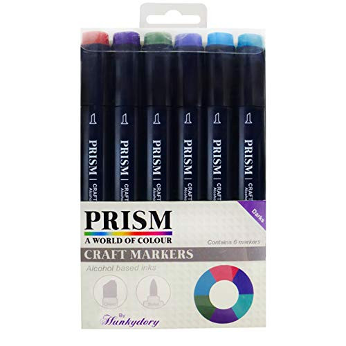 Hunkydory Prism Craft Markers- Darks
