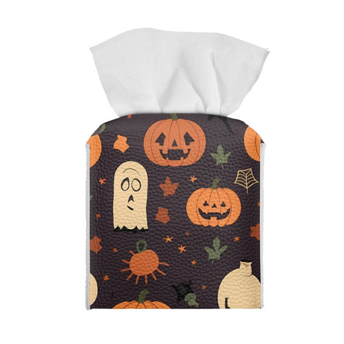 Halloween Decoration Tissue Holder Box Tissue Box Cover Home Decor Tissue Box Kleenex Box Covers Square