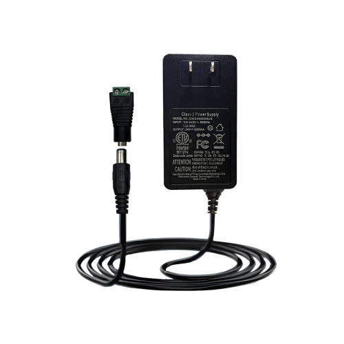 GIDEALED 24V 3A DC Power Supply,72W 24 Volt Power Supply for COB LED Strip Light,24v DC LED Light Adapter with 5.5x2.1mm DC Plug, AC 100~240V to 24vdc Low Voltage led Strip Lights Power Supply