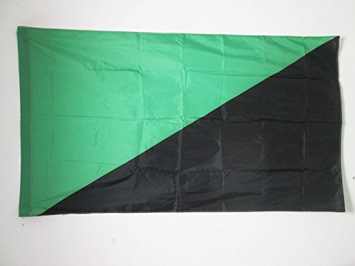 AZ FLAG Anarcho-primitivism Flag 3' x 5' for a Pole - Anarcho-primitivist Flags 90 x 150 cm - Banner 3x5 ft with Hole