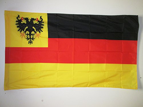 AZ FLAG Germany 1848-1852 Flag 3' x 5' for a Pole - Historic German Flags 90 x 150 cm - Banner 3x5 ft with Hole