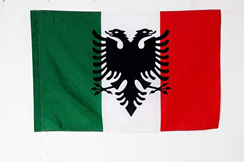 AZ FLAG Arbereshe People Flag 3' x 5' for a Pole - Italo-Albanians Flags 90 x 150 cm - Banner 3x5 ft with Hole