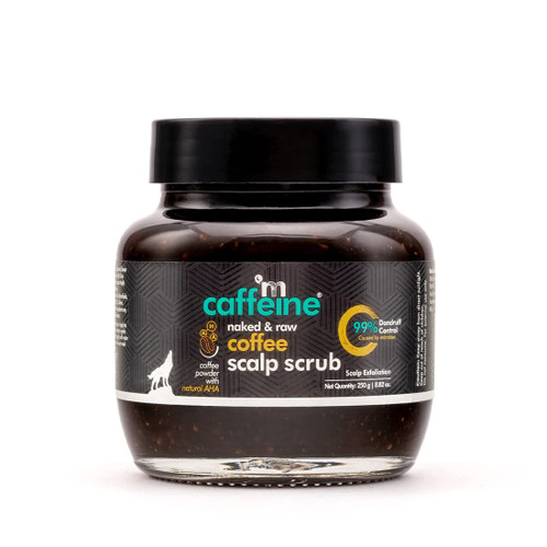 mCaffeine Naked and Raw Coffee Scalp Scrub - Scalp Cleanser Dandruff Removal - Suitable for All Hair Types - Natural Aha - Scalp Exfoliation - 8.82 oz mCaffeine Naked and Raw Coffee Scalp Scrub - Scalp Cleanser Dandruff Removal - Suitable for All Hair Types - Natural Aha - Scalp Exfoliation - 8.82 oz
