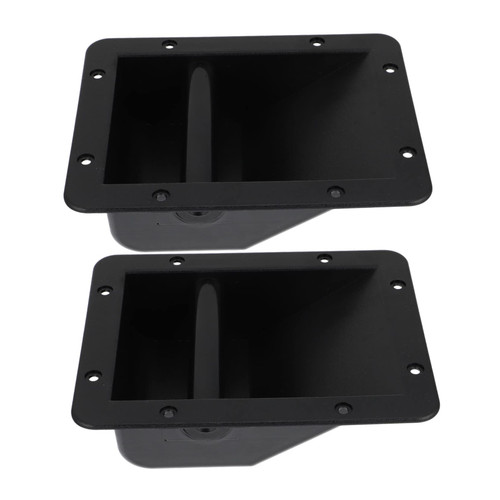 SHOWERORO 2pcs Speaker Side Handle Audio Speaker Accessories Speakers Handle Recessed Speaker Handles Speaker Attachemnt Loudspeaker Accessories Audio Supply Trumpet Plastic Embedded