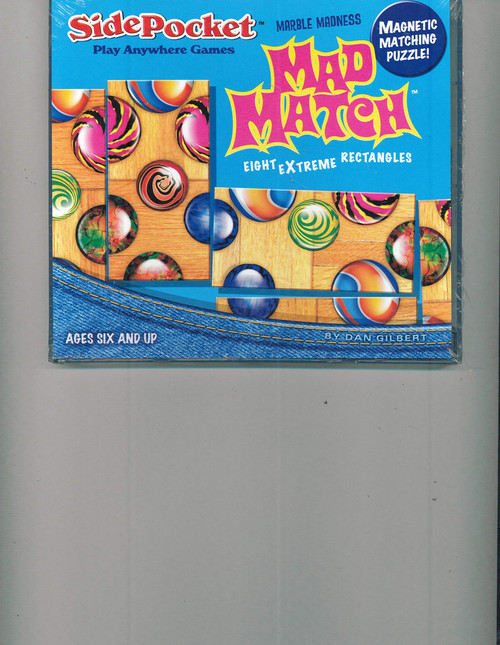 Mad Match: Marble Madness (Magnetic Side Pocket Game)