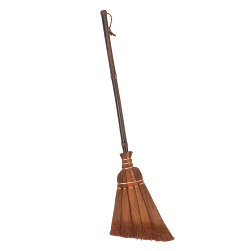 JECOMPRIS 1pc Children's Broom Tool Sofa Sweeper Broom Brown Couch Floors Broom Brush Straw Soft Handmade Broom Manual Broom Cleaning Broom Household Broom Bamboo Broom Sweep Bristles Baby