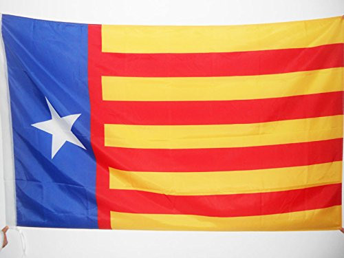 AZ FLAG Valencian Community Independentist Flag 3' x 5' for a Pole - Valencia Nationalist Flags 90 x 150 cm - Banner 3x5 ft with Hole