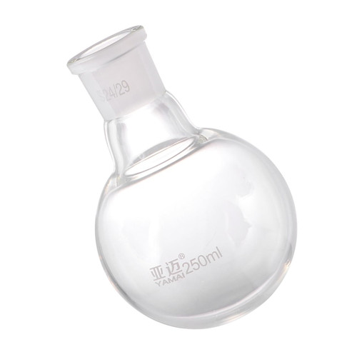 Hemoton 1pc Science Glass Lab Flask Chemistry Equipment Flask for Laboratory Chemistry Flask Boiling Flask Flat Bottom Flask Glass Flask Drain Backflow Preventer Single Beaker Round Bottom