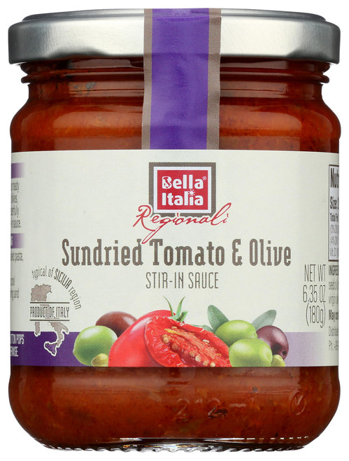 Bella Italia Sundried Tomato & Olive Stir In Sauce, 6.35 OZ