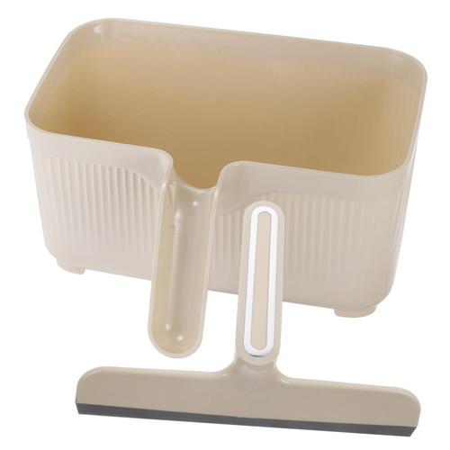 IMIKEYA Multifunctional Trash Can Recycling Bin Garbage Basket Waste Paper Bin Wastepaper Basket Tiny Counter Brush Trash Basket Trash Bin Dustbin Plastic Simple Waste Paper Box Office