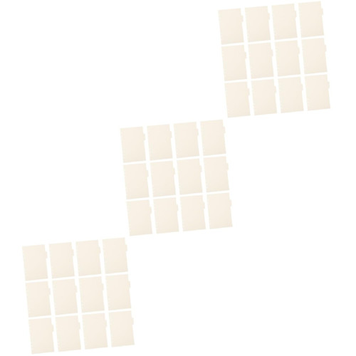 LALAFINA 45 Pcs Index Separator Page Office Supplies File Folders Binder Clips Write on Binder Dividers Binder Tabs Tab Dividers Paper Binder Dividers Portable Index Dividers Desk Splitter