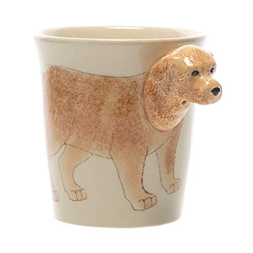 Goldendoodle Dog Beautiful Natural Brown 8 ounce Glossy Ceramic Coffee Mug