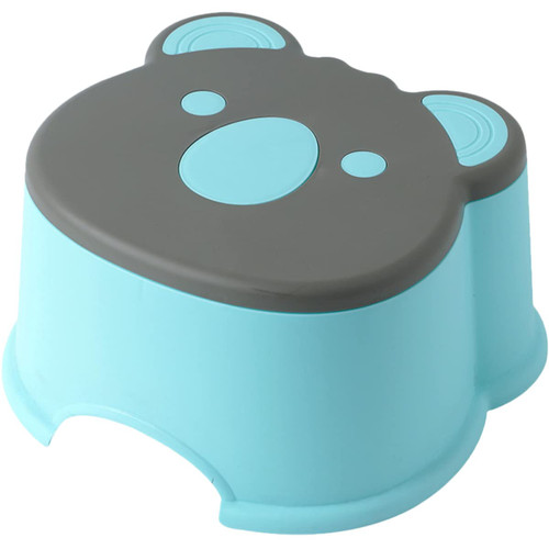 USHOBE Small Bench Children Footstool Classroom Stools Single Step Stool Stepping Stool Sitting Stool Non Slip Bathroom Stool Foldable Stool Cartoon Stool Thicken Chair Plastic Individual