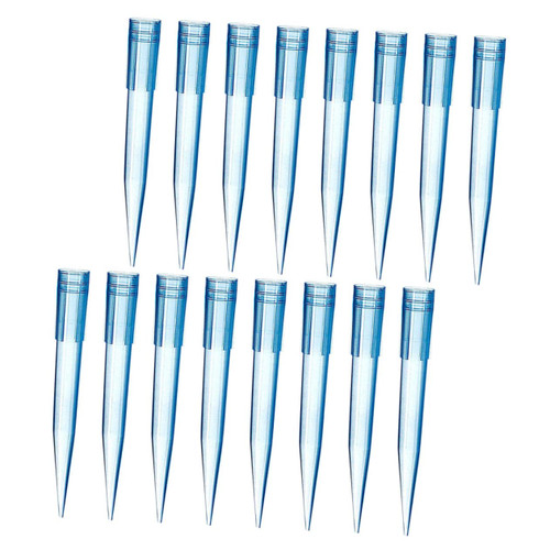 DOITOOL 500pcs Pipetting Sucker Blue Pipette Tips Liquid Pipettor Nozzle Liquid Pipette Pipettor Tips Graduated Transfer Pipettes Liquid Pipet Tips Lab Pipette Supplies Plastic Disposable