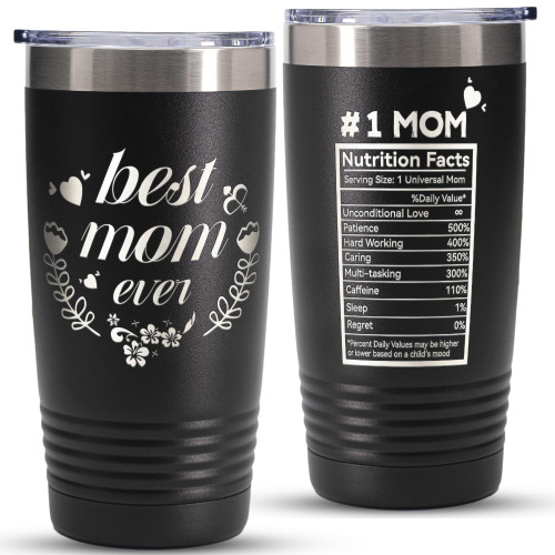 20oz Tumbler Gifts for Mom, Birthday Gifts for Mom & Mothers Day Gifts From Daughter Son Husband New Mom, Pregnant Mom Tumbler Stainless Steel Mug with Lid, Mother's day - AA002