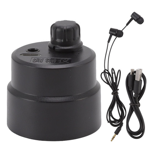 GLOGLOW Water Leakage Detection, Professional Underground Water Pipe Leakage Monitor Water Leakage Sound Amplifier with Earphone Ear Listening Device Wall Pipe Leak Detector for Indoor