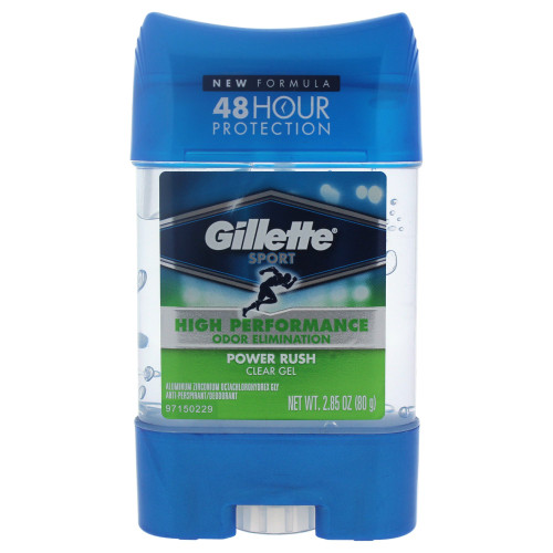 Gillette Clear Gel Power Rush Antiperspirant and Deodorant 2.85 oz Gillette Clear Gel Power Rush Antiperspirant and Deodorant 2.85 oz