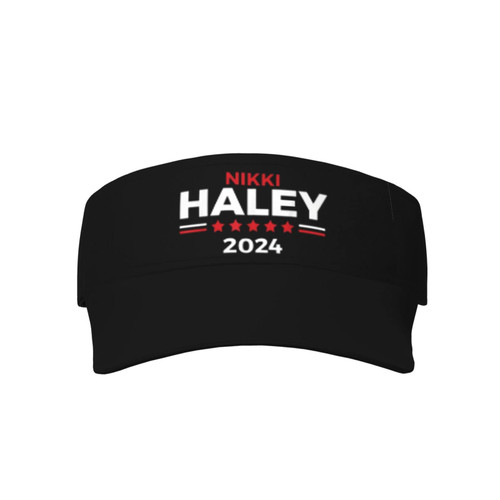 Nikki Haley for President 2024 Hat Nikki Haley 2024 Hat Republican President Hat Sports Sun Visor Adjustable Sun Hat Cap Black