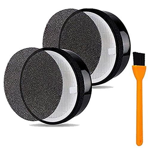 Yatuela Replacment Levoit LV-H132 Filter, 2 Pack Filter 3-in-1 H13 True HEPA Filter Compatible with Levoit Air Purifier LV-H132-RF