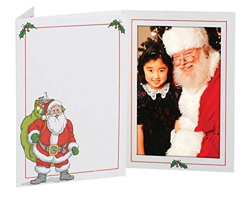 Tap - Santa Photo Folder for a 4x6 photo - 25 Pack