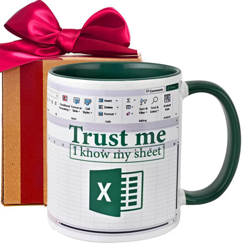 WFFW Spreadsheet Excel Mug, Trust Me I Know My Sheet Mug,Freak In The Sheets Coffee Mug, Funny Spreadsheet Excel Mug Gifts for Birthday Christmas New Year