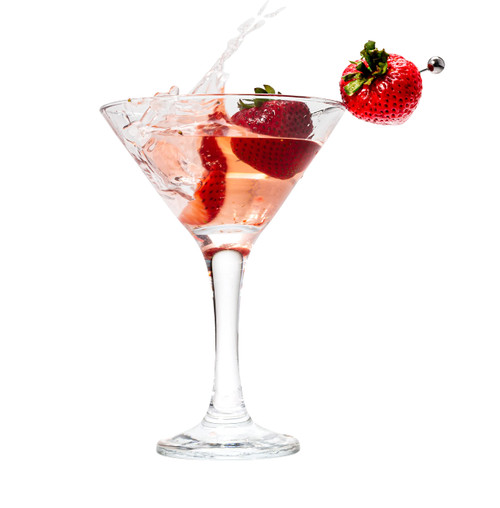 Vikko Martini Glasses Set of 2, Crystal Clear 6 Ounce Martini Glasses with Stem, Elegant Glasses for Martini, Vodka, Cocktail