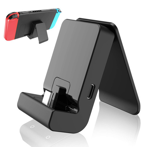 Switch Stand for Nintendo,Charging Dock for Nintendo Switch and Nintendo Switch Lite/OLED, Portable Switch Adjustable Charging Stand for Nintendo with USB Type C Charger Port(Black) Switch Stand for Nintendo,Charging Dock for Nintendo Switch and Nintendo Switch Lite/OLED, Portable Switch Adjustable Charging Stand for Nintendo with USB Type C Charger Port(Black)