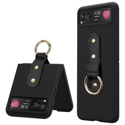 RMOCR for Motorola Razr 2023/Razr 40 Case,Shockproof Phone Cover, Ultra-Thin Slim Fit Hard PC Protective Cases for Motorola Razr 2023/Razr 40, Black RMOCR for Motorola Razr 2023/Razr 40 Case,Shockproof Phone Cover, Ultra-Thin Slim Fit Hard PC Protective Cases for Motorola Razr 2023/Razr 40, Black