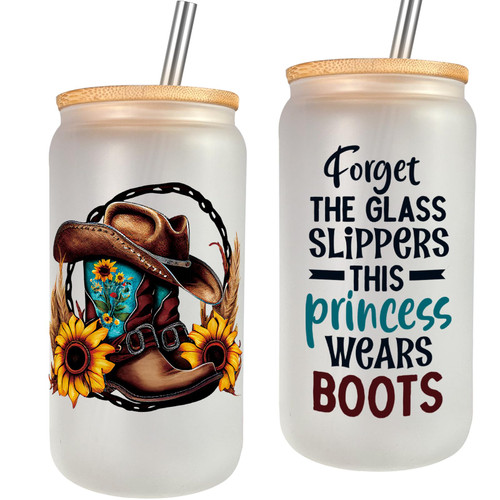 LEADO Western Cowgirl Hat Cups, Cowgirl Boots Glass Cup Mug, 16oz Frosted Iced Coffee Cups with Lid and Straw - Cowgirl Gifts, Western Themed Gifts - Birthday, Valentines Day Gifts for Women LEADO Western Cowgirl Hat Cups, Cowgirl Boots Glass Cup Mug, 16oz Frosted Iced Coffee Cups with Lid and Straw - Cowgirl Gifts, Western Themed Gifts - Birthday, Valentines Day Gifts for Women