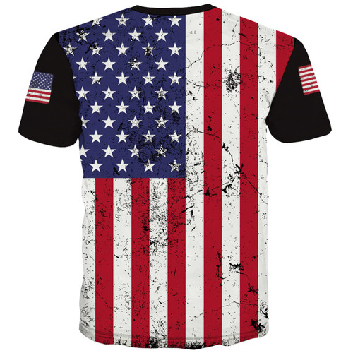 KYKU American T Shirts for Men US July 4th Tshirt USA Flag Patriotic T-Shirts KYKU American T Shirts for Men US July 4th Tshirt USA Flag Patriotic T-Shirts