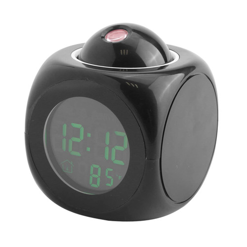 Alarm Clock with Projection on Ceiling, Digital Projection Clock, Multi Function Digital LCD Wall Projection Voice Talking Temperature Display LED Alarm Clock for Studying Room, Bed Room, Desks Alarm Clock with Projection on Ceiling, Digital Projection Clock, Multi Function Digital LCD Wall Projection Voice Talking Temperature Display LED Alarm Clock for Studying Room, Bed Room, Desks