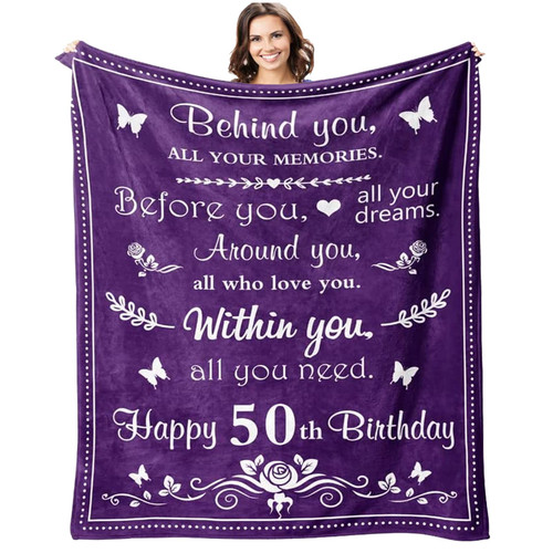 50th Birthday Gifts for Women Men 50 Year Old Birthday Gifts 50 Year Blanket Gifts 50th Funny Gift Idea 50th Birthday Gift Ideas Gifts for 50 Year Old Female Male Women Men (50th Birthday, 50"x60") 50th Birthday Gifts for Women Men 50 Year Old Birthday Gifts 50 Year Blanket Gifts 50th Funny Gift Idea 50th Birthday Gift Ideas Gifts for 50 Year Old Female Male Women Men (50th Birthday, 50"x60")
