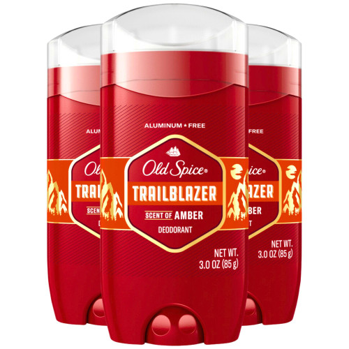 Old Spice Men's Aluminum Free Deodorant, Trailblazer Scent, 48 Hr Odor Protection, 3.0 oz (Pack of 3) Old Spice Men's Aluminum Free Deodorant, Trailblazer Scent, 48 Hr Odor Protection, 3.0 oz (Pack of 3)