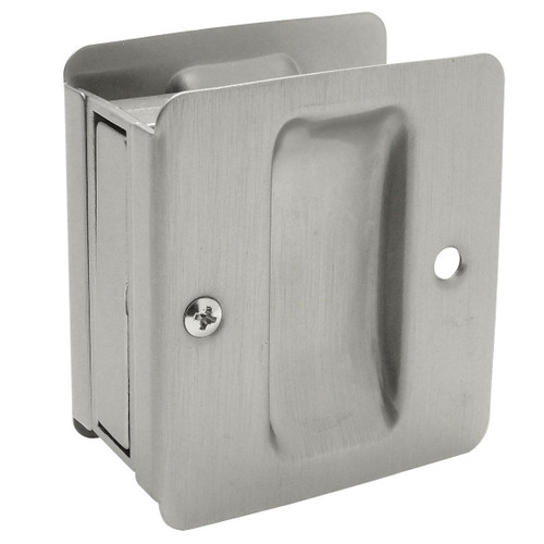 Designers Impressions Satin Nickel Pocket Door Passage : 53874