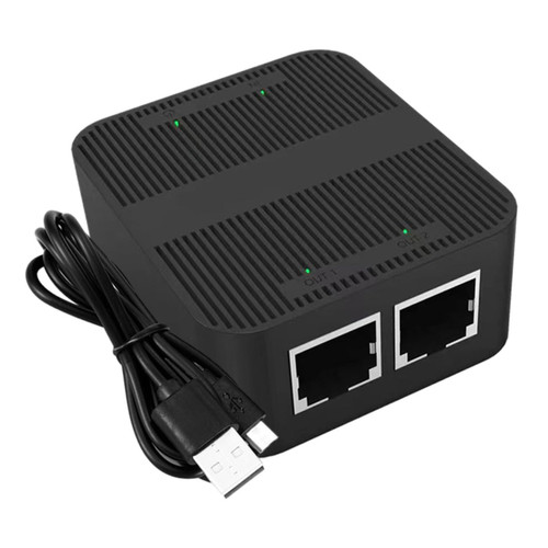 OFFSCH 1 Ethernet Splitter Ethernet Port Splitter Internet Splitter Ethernet Connector Extender Ethernet Cable Splitter Ethernet Adapter Ethernet Coupler High Speed Plastic Plug