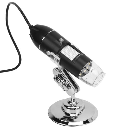 Handheld Digital Microscope, 1600X Magnification Portable Handheld Microscopes with 8 Adjustable LED Light,HD USB Microscope Camera with Stand,Electronic Circuit Board Microscope