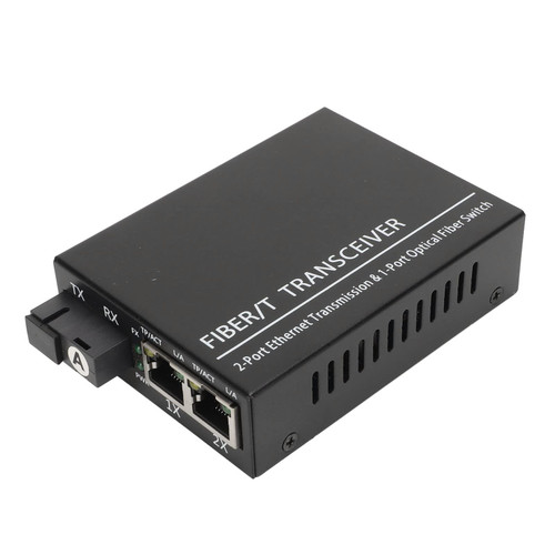 Gigabit Ethernet Media Converter, SFP to RJ45 Optical Fiber Ethernet Adapter, Tx1310nm Rx1550nm, Single Mode Fiber Transceiver SFP Module, up to 20km