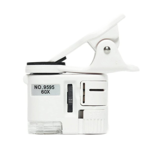 Microscope Kit 60X Magnifier Mini Microscope Mobile Magnifier Microscope Lens Adapters
