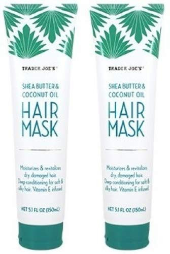 Trader Joe's Shea Butter & Coconut Oil Hair Mask 5.1 FL OZ - 2-Pack Y