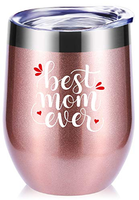 Mothers Day Gifts.Best Mom Ever Wine Glass Tumbler With Funny Sayings.Mom Birthday Gifts,New Mommy gifts,Mom Gifts,Christmas Gifts.Gifts For Mom To Be,Momlife Mug
