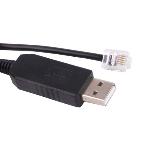 usangreen Meade LX200 GPS AUTOSTAR II Telescope Control Cable CP2102 Chip PC RS232 Serial RJ12 6P6C Upgrade Console Cable (Length:10feet/300cm)